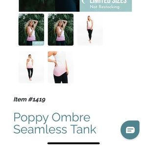 Poppy ombré seamless tank Zyia XL